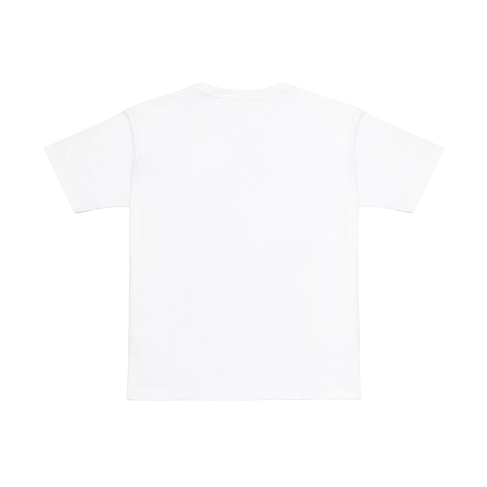 ルーズフィットロゴTシャツ 白 (Unisex)