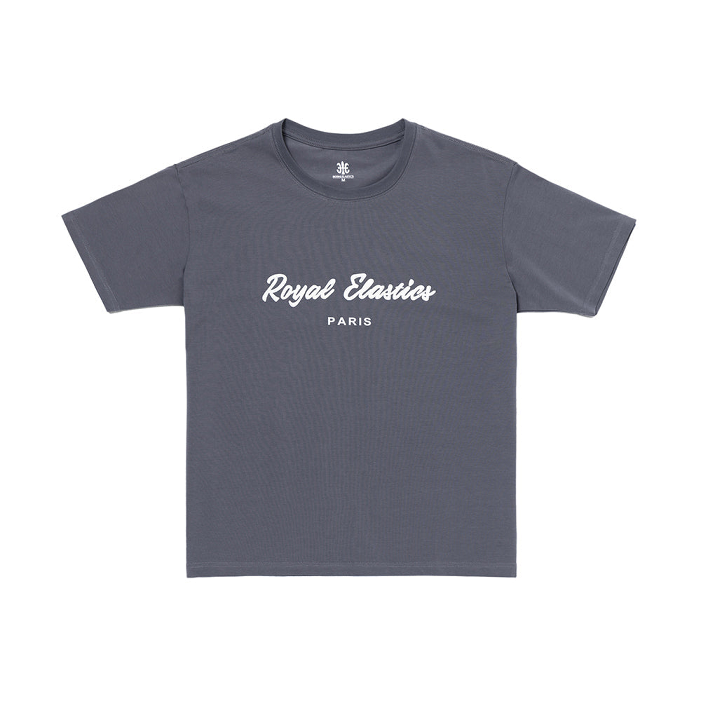 ルーズフィットロゴTシャツ グレー (Unisex)