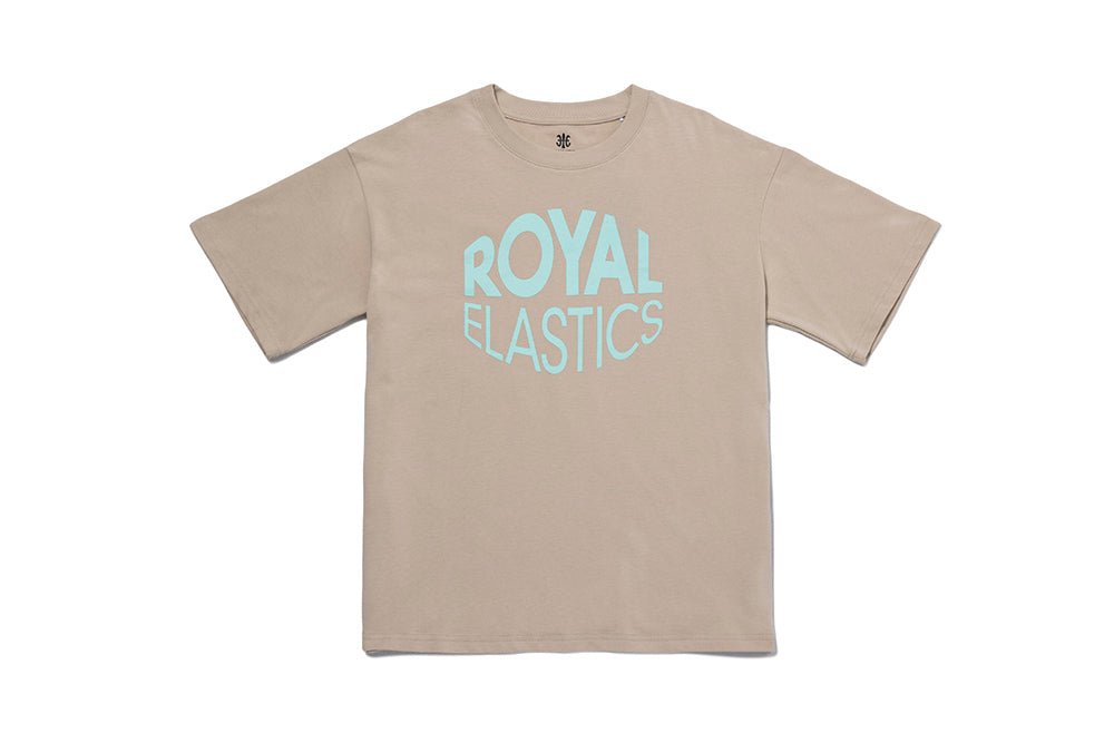 ルーズフィットロゴTシャツ カーキ (Unisex) - Royal Elastics 公式オンラインショップ