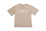 ルーズフィットロゴTシャツ カーキ (レディース) - Royal Elastics 公式オンラインショップ